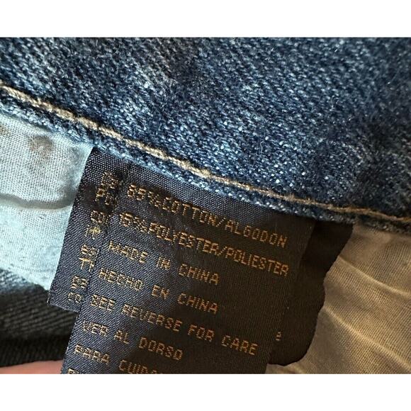 Plugg Jeans Mens Tag 36x30 (Measure 32x29) Blue Denim Straight Leg Vintage 83 - Picture 5 of 8